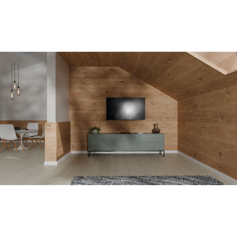 Abdeckleiste 'DecoWall AL008' Loveland Eiche 2400 x 6 x 25mm