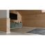 Abdeckleiste 'DecoWall AL009' Esbjerg Rüster 2400 x 6 x 25mm