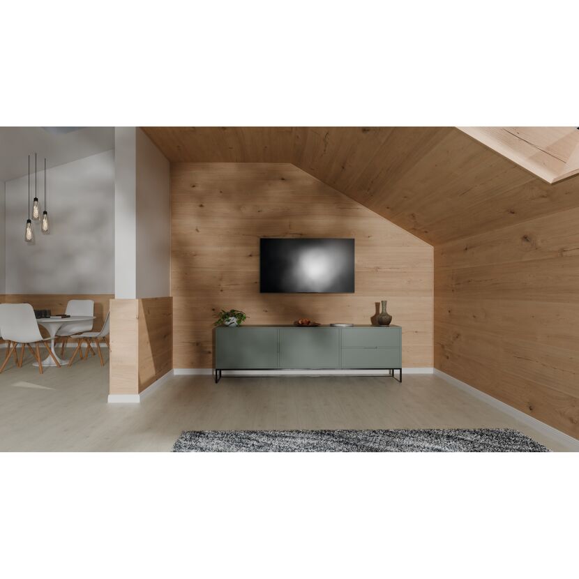 Abdeckleiste 'DecoWall AL009' Esbjerg Rüster 2400 x 6 x 25mm