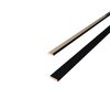 Abdeckleiste 'DecoWall AL537' schwarz 2400 x 6 x 25mm