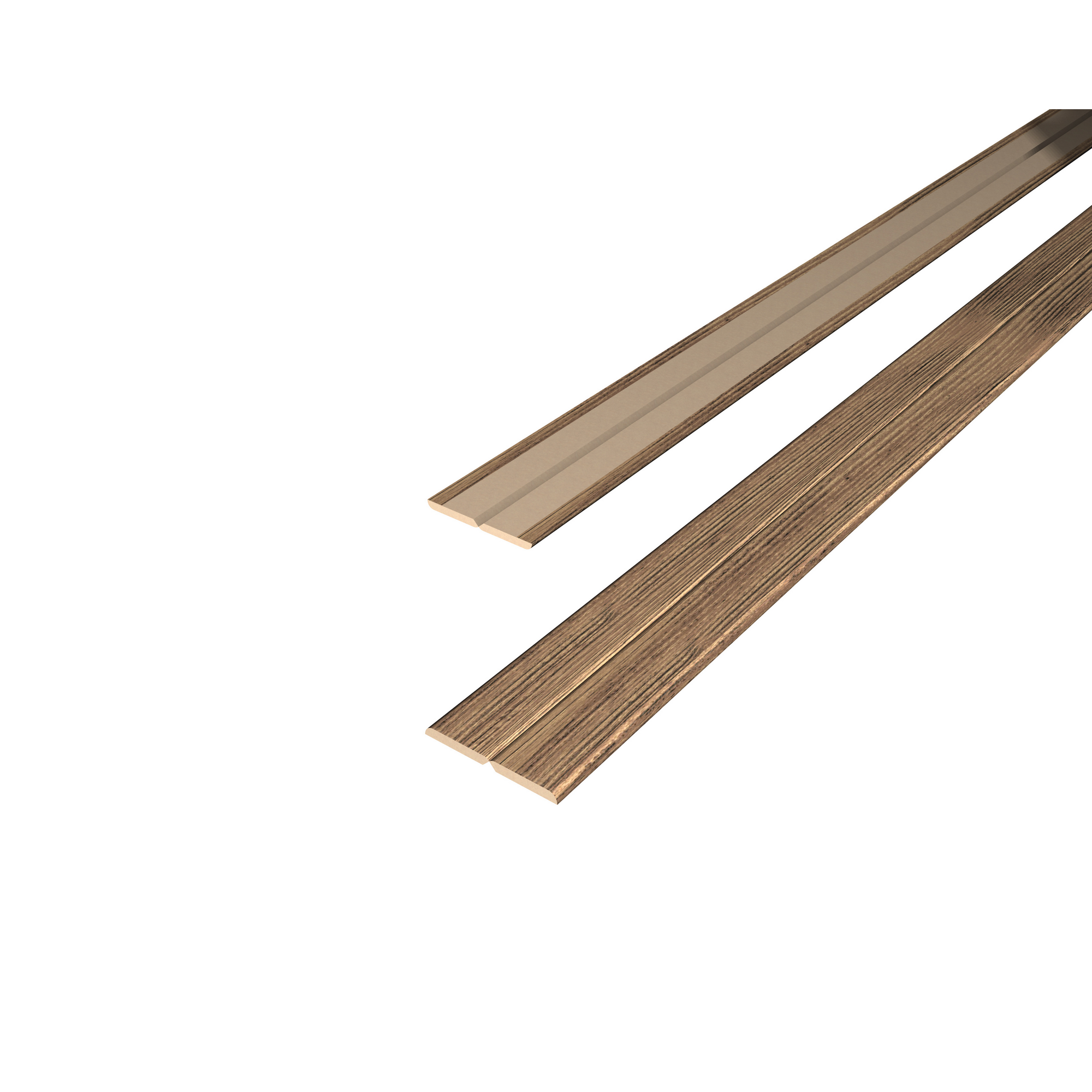 Faltleiste 'DecoWall FL001' Namur Fichte Natur 2400 x 22 x 22mm