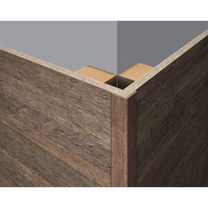Faltleiste 'DecoWall FL002' Annaba Eiche Natur 2400 x 22 x 22mm