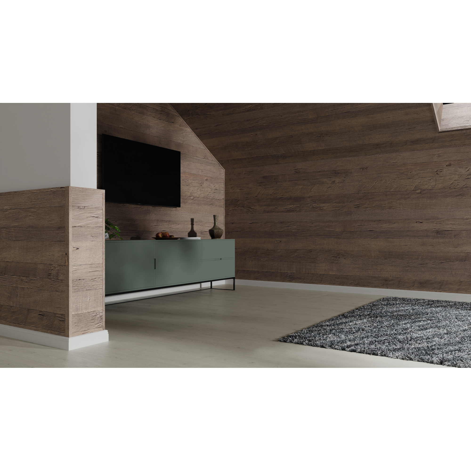 Faltleiste 'DecoWall FL002' Annaba Eiche Natur 2400 x 22 x 22mm