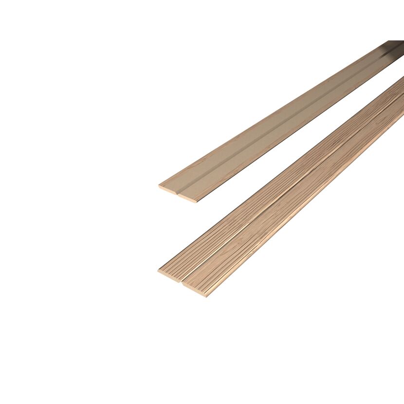 Faltleiste 'DecoWall FL006' Namur Fichte hell 2400 x 22 x 22mm