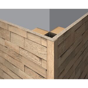 Faltleiste 'DecoWall FL007' Laxfield Eiche 2400 x 22 x 22mm