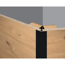 Faltleiste 'DecoWall FL537' schwarz 2400 x 22 x 22mm