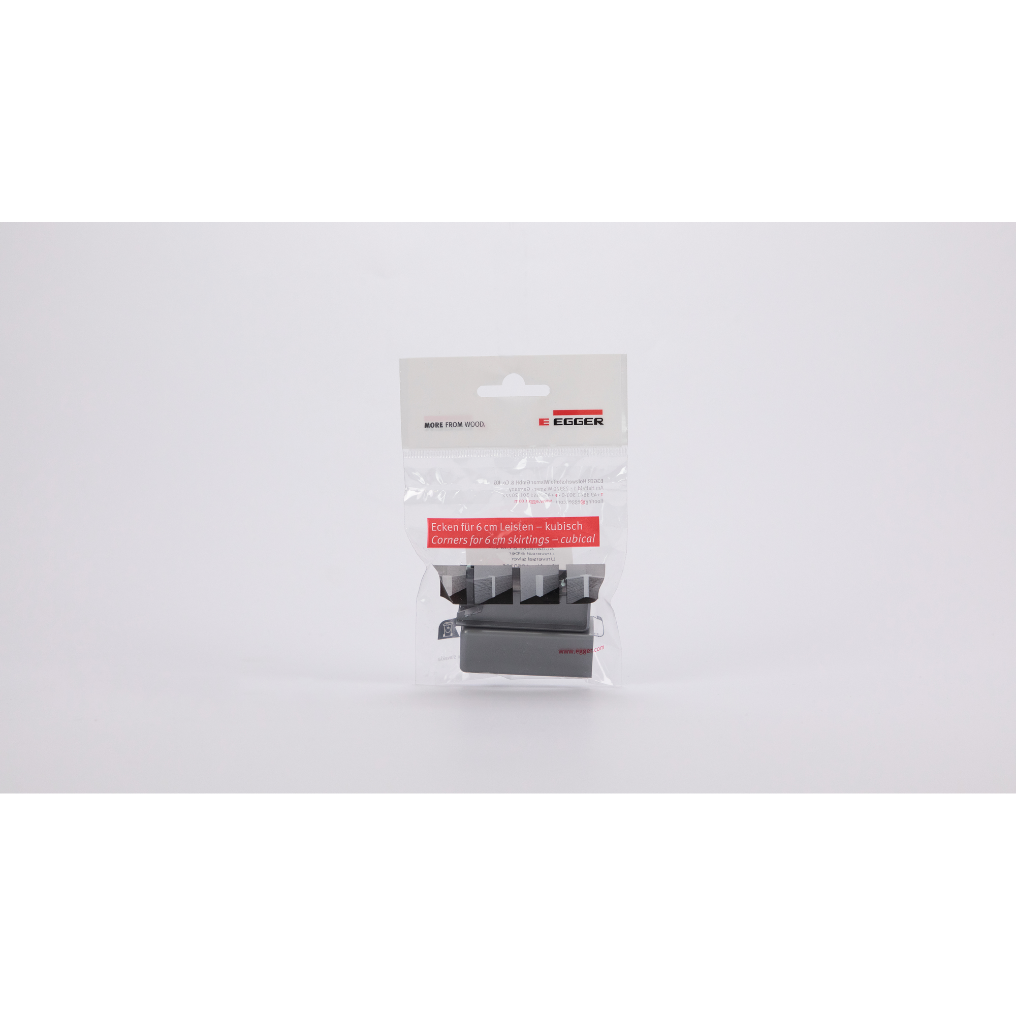 Aussenecke für Sockelleiste Universal silber 2 Stück