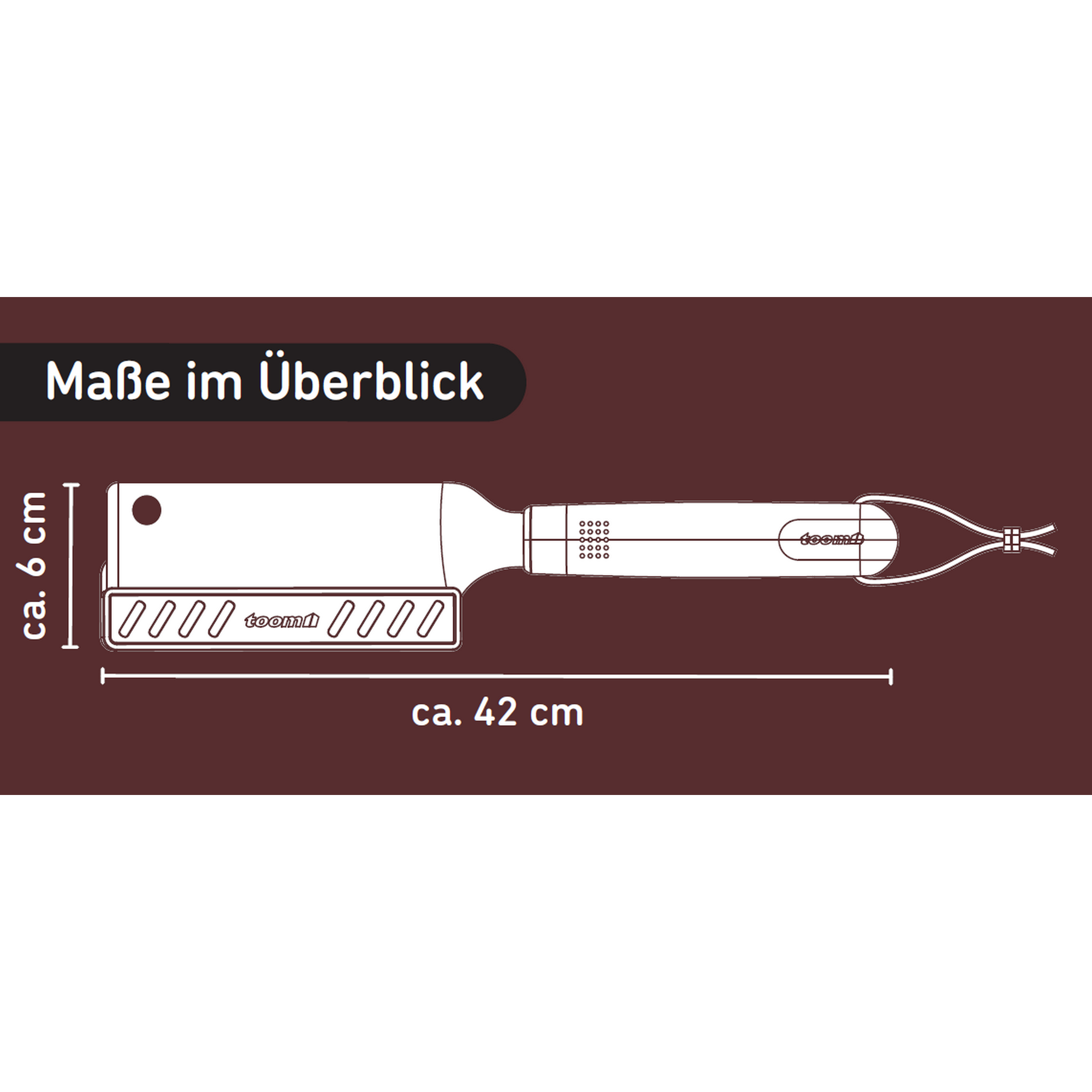 Grillspachtel 2in1 Edelstahl 42 x 6 cm