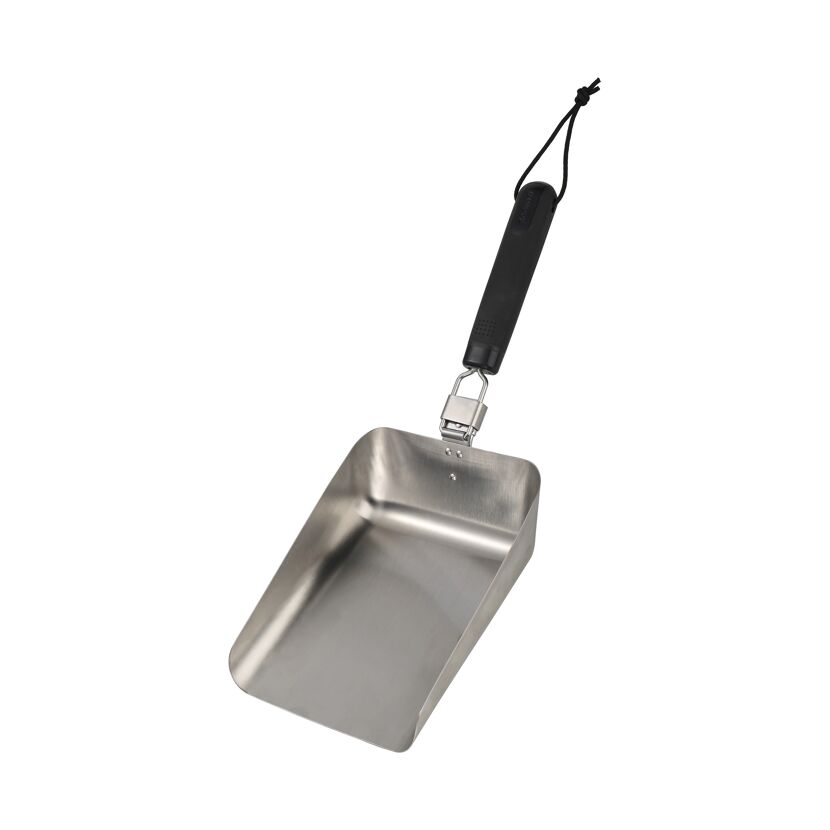 Plancha-Schaufel faltbar Edelstahl 42,5 x 16 cm