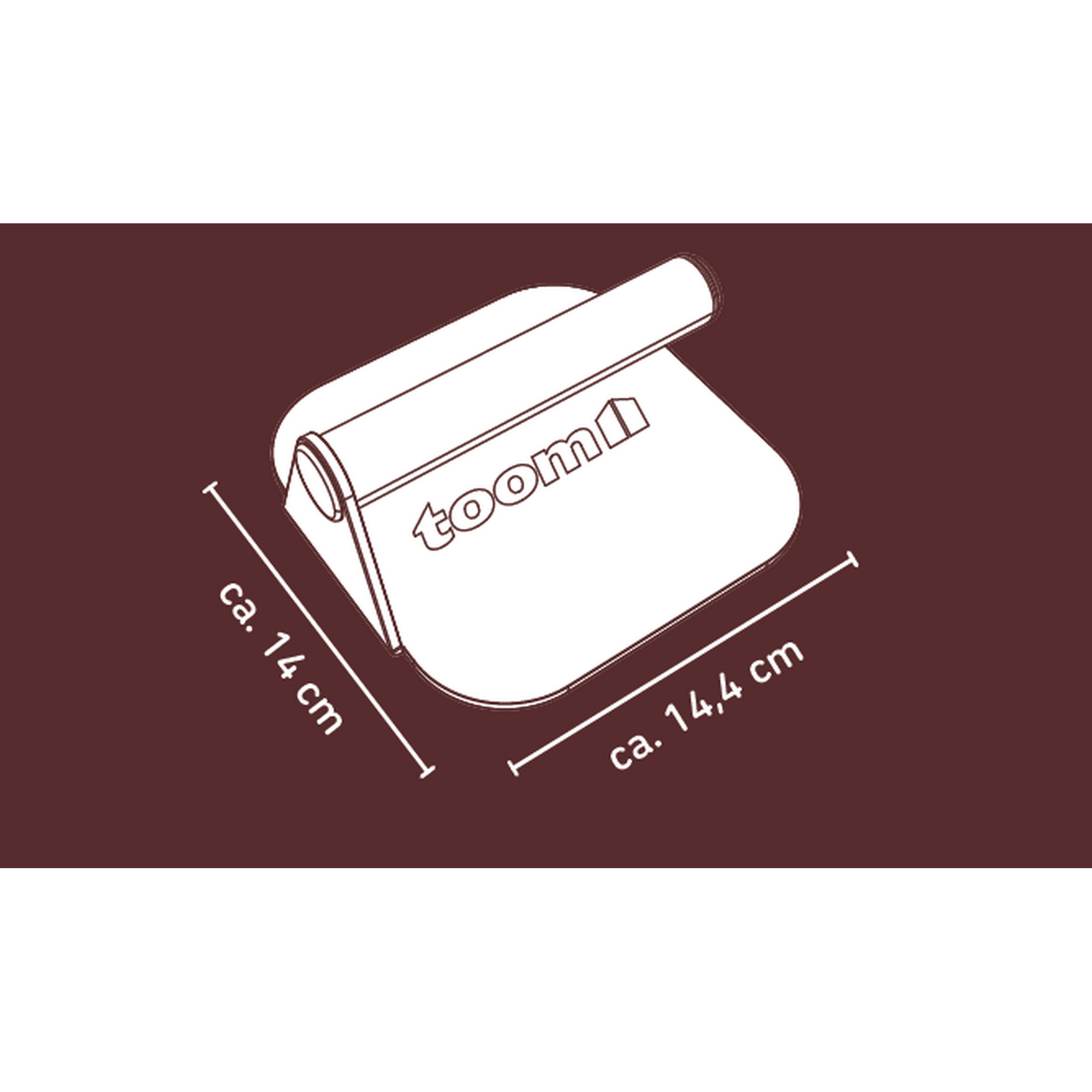 Plancha-Burgerpresse Edelstahl 14 x 14,4 cm