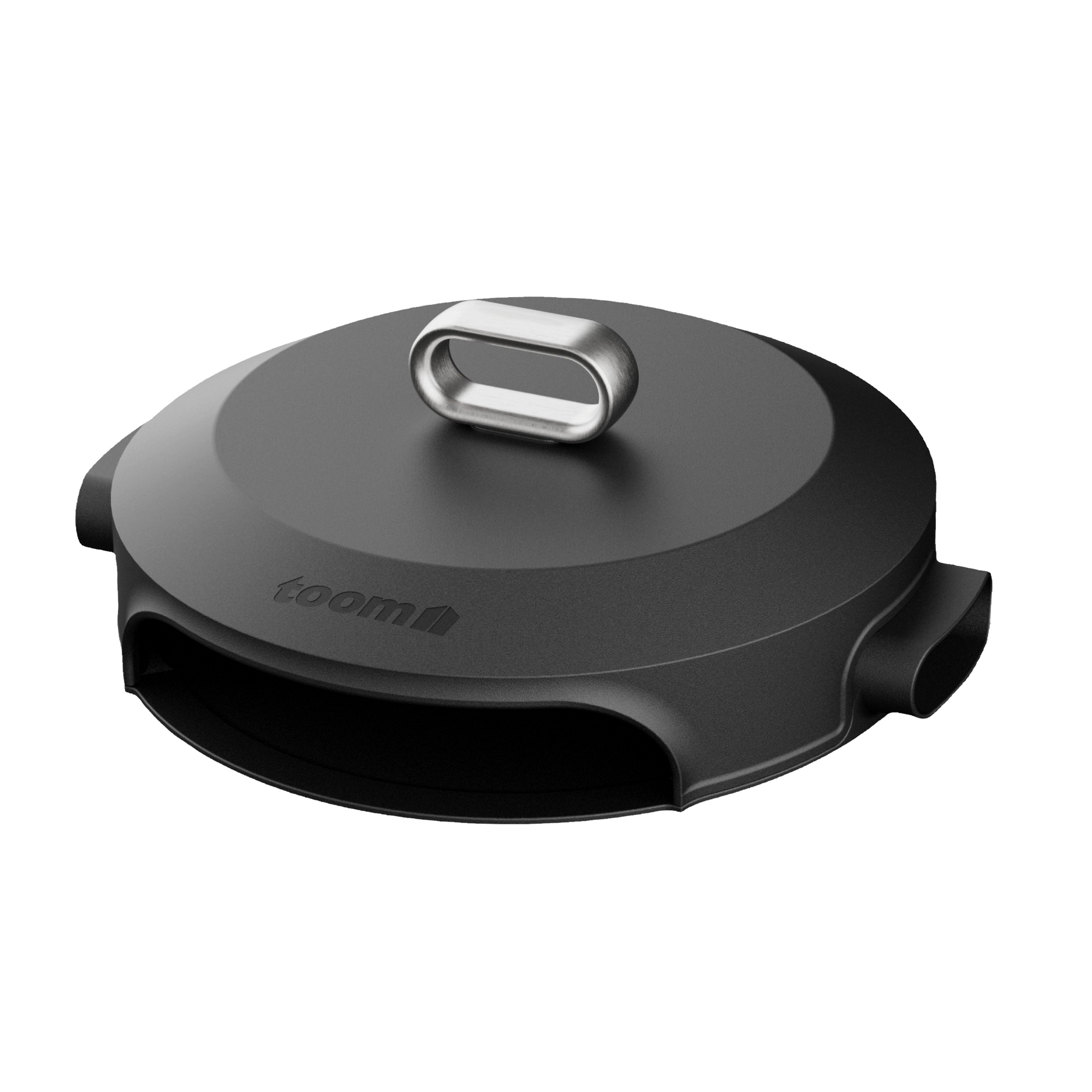 Pizza-Grillaufsatz emailliertes Gusseisen schwarz Ø 36 cm