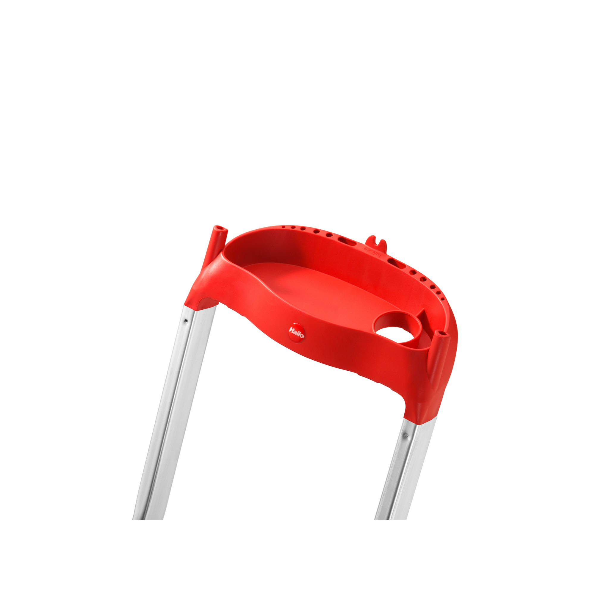 Stehleiter 'L81 ComfortLine' 6 Stufen 128 cm mit Wechselfuß-Set