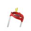 Stehleiter 'L81 ComfortLine' 6 Stufen 128 cm mit Wechselfuß-Set