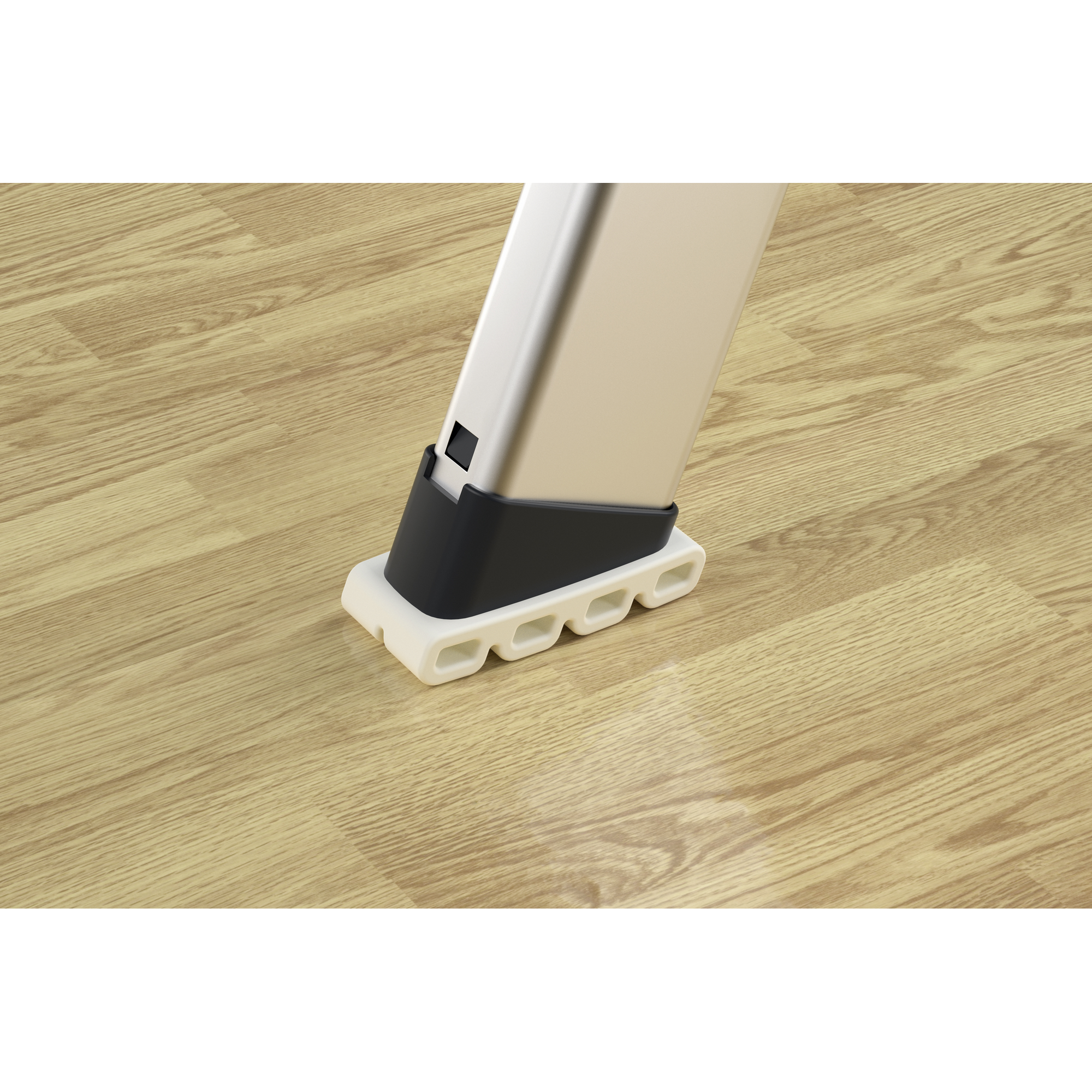 Stehleiter 'L81 ComfortLine' 6 Stufen 128 cm mit Wechselfuß-Set