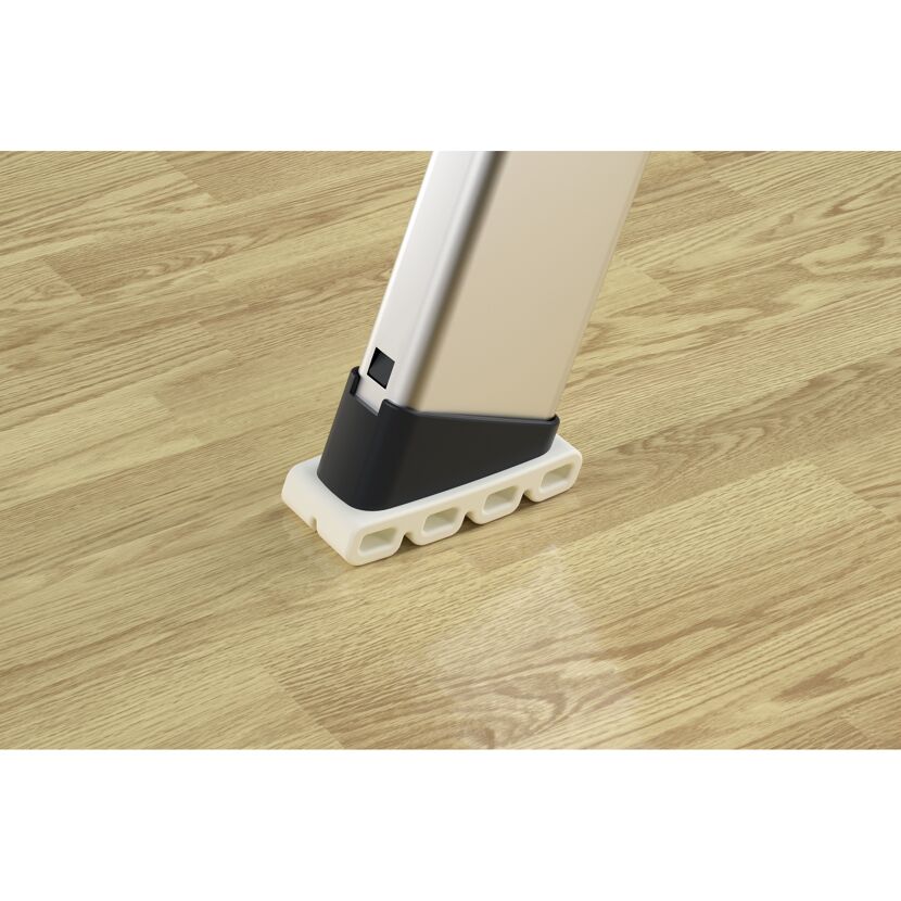 Stehleiter 'L81 ComfortLine' 6 Stufen 128 cm mit Wechselfuß-Set