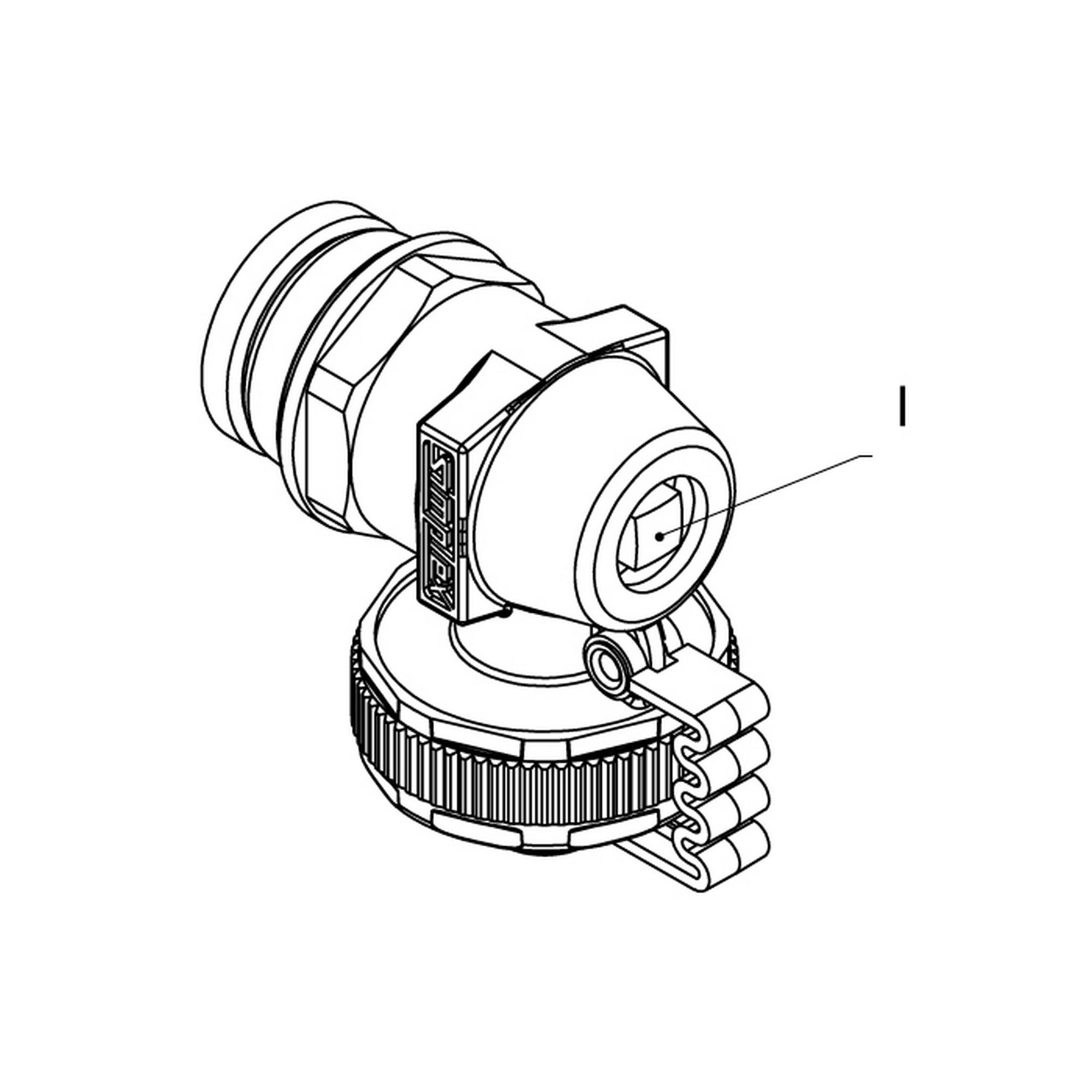 Füll- und Entleerungsstopfen 21,3 mm (1/2") mit Sattel