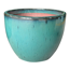 Pflanzgefäß 'Lagune' türkis Ø 29 x 21 cm