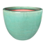 Pflanzgefäß 'Lagune' grün Ø 37 x 27 cm