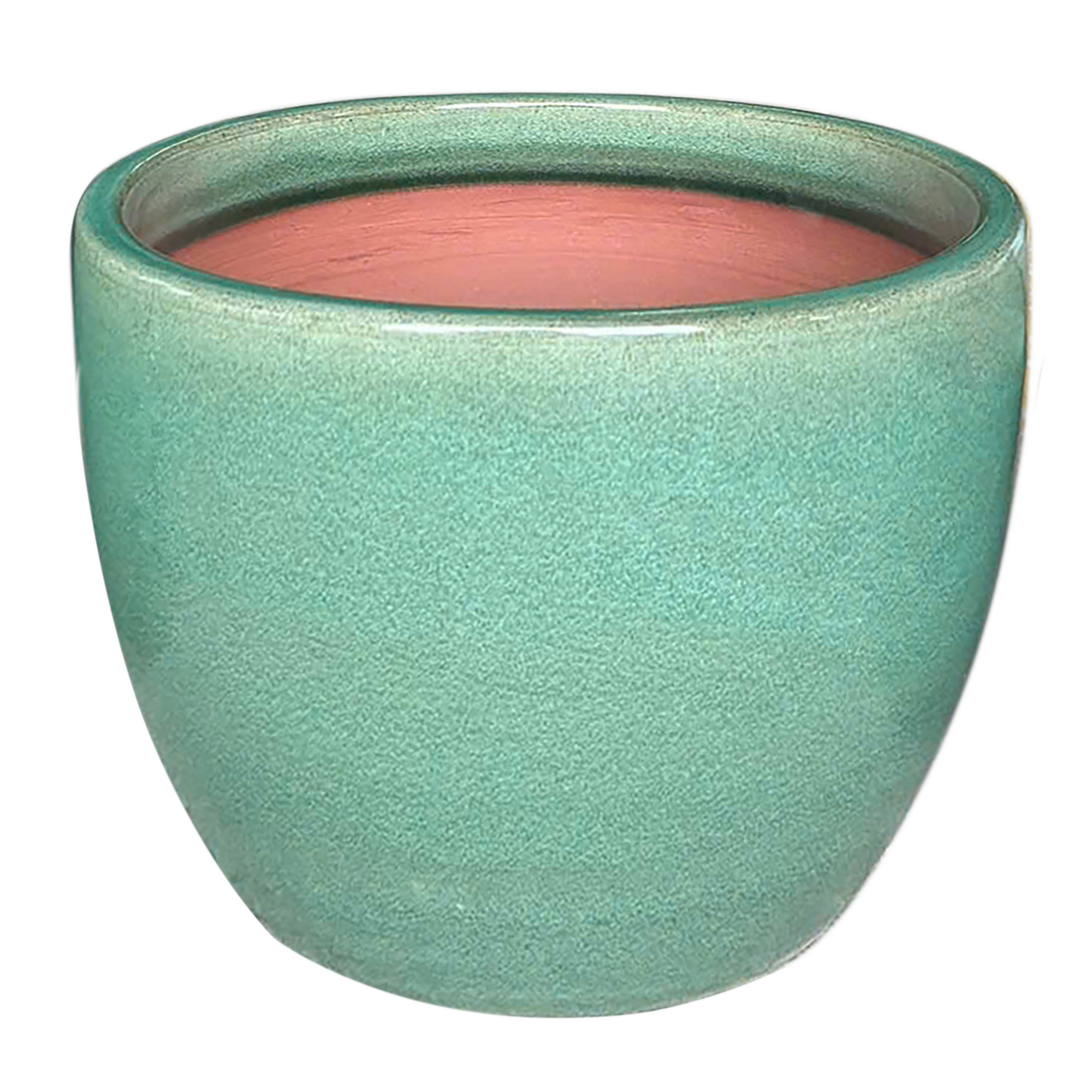 Pflanzgefäß 'Lagune' grün Ø 29 x 21 cm