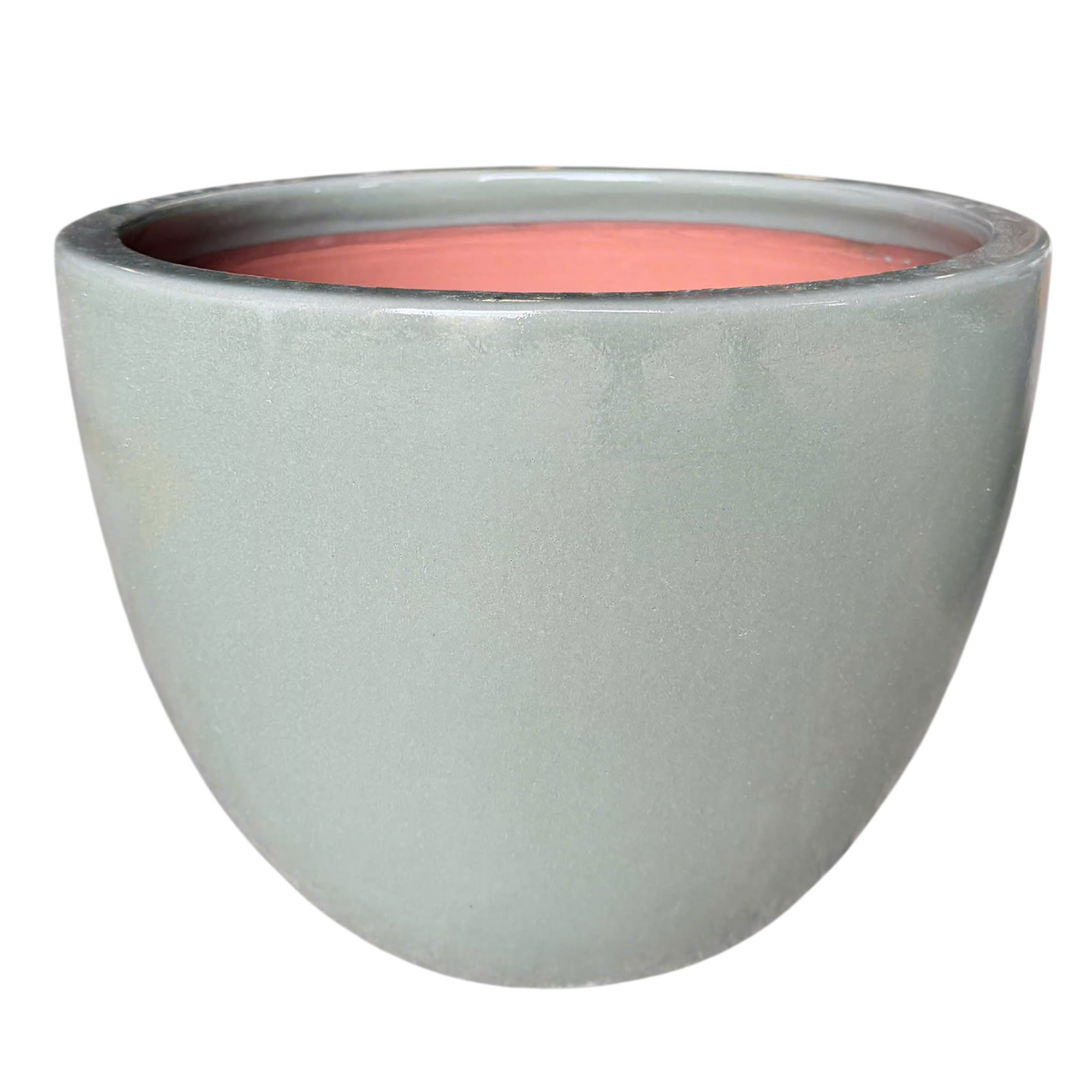 Pflanzgefäß 'Lagune' hellgrün Ø 23 x 16 cm