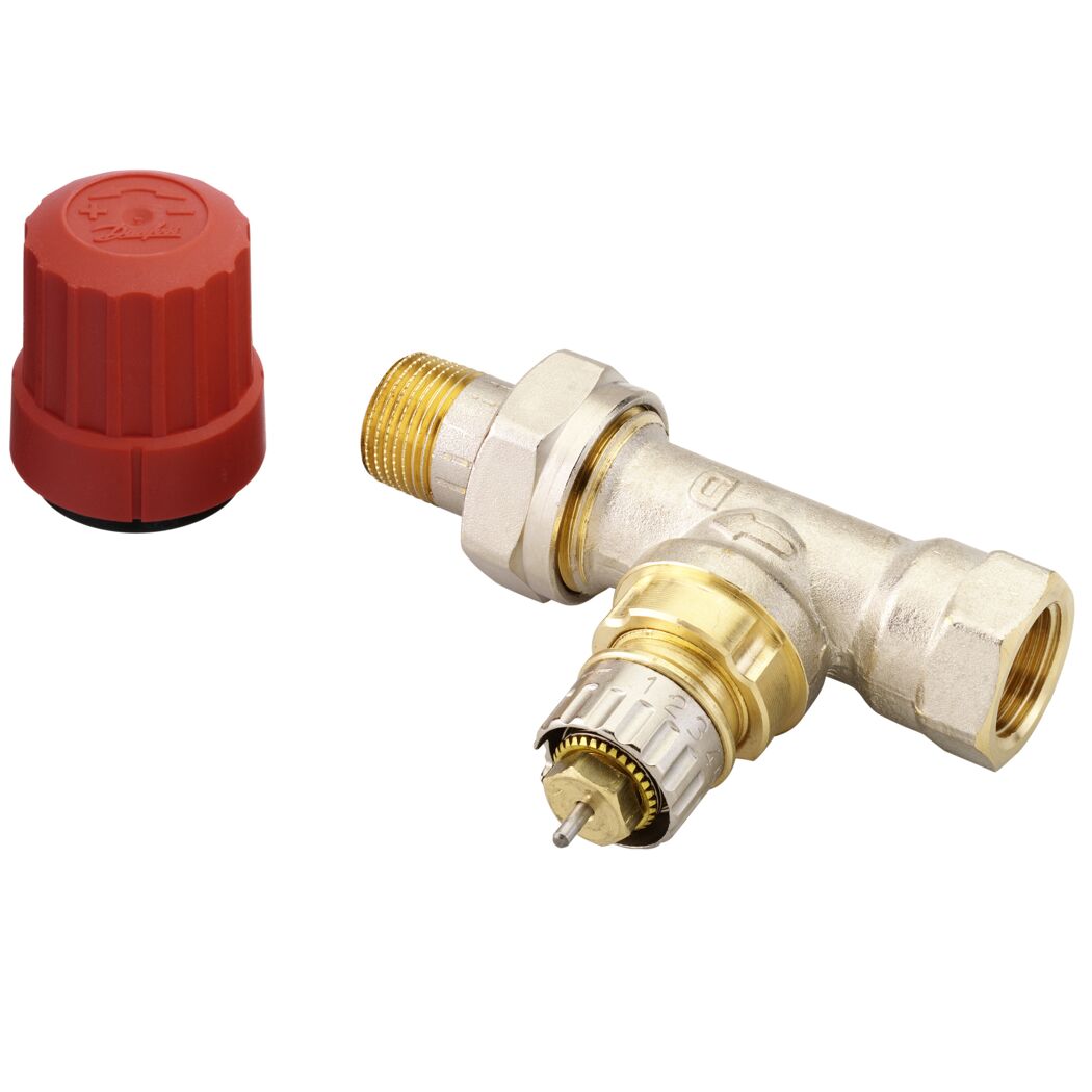 Thermostat-Ventil 17,2 mm (3/8") mit Fühler