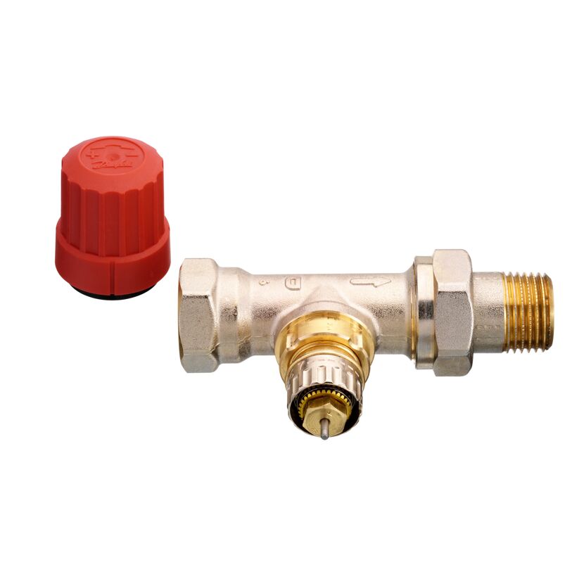 Thermostat-Ventil 21,3 mm (1/2") mit Fühler