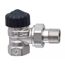 Thermostat-Eck-Ventil 17,2 mm (3/8") mit Fühler
