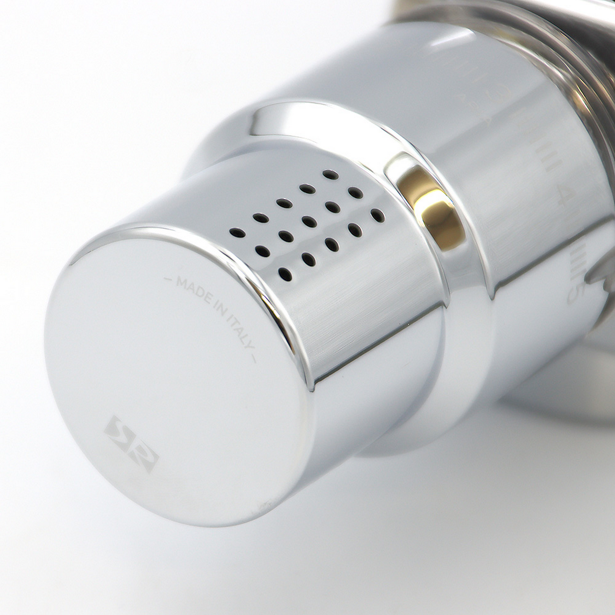 Hahnblock 6 in 1 für Heizkörper chromfarben M30 x 1,5 mm