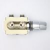 Hahnblock 6 in 1 für Heizkörper chromfarben M30 x 1,5 mm