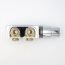 Hahnblock 6 in 1 für Heizkörper chromfarben M30 x 1,5 mm