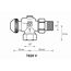 Thermostatventil TS-98-V Eckform spezial 1/2