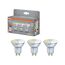 LED-Leuchtmittelset 'SMART+ MATTER Spot Dimmable' dimmbar Reflektor klar GU10 4,7 W 350 lm warmweiß 3 Stück
