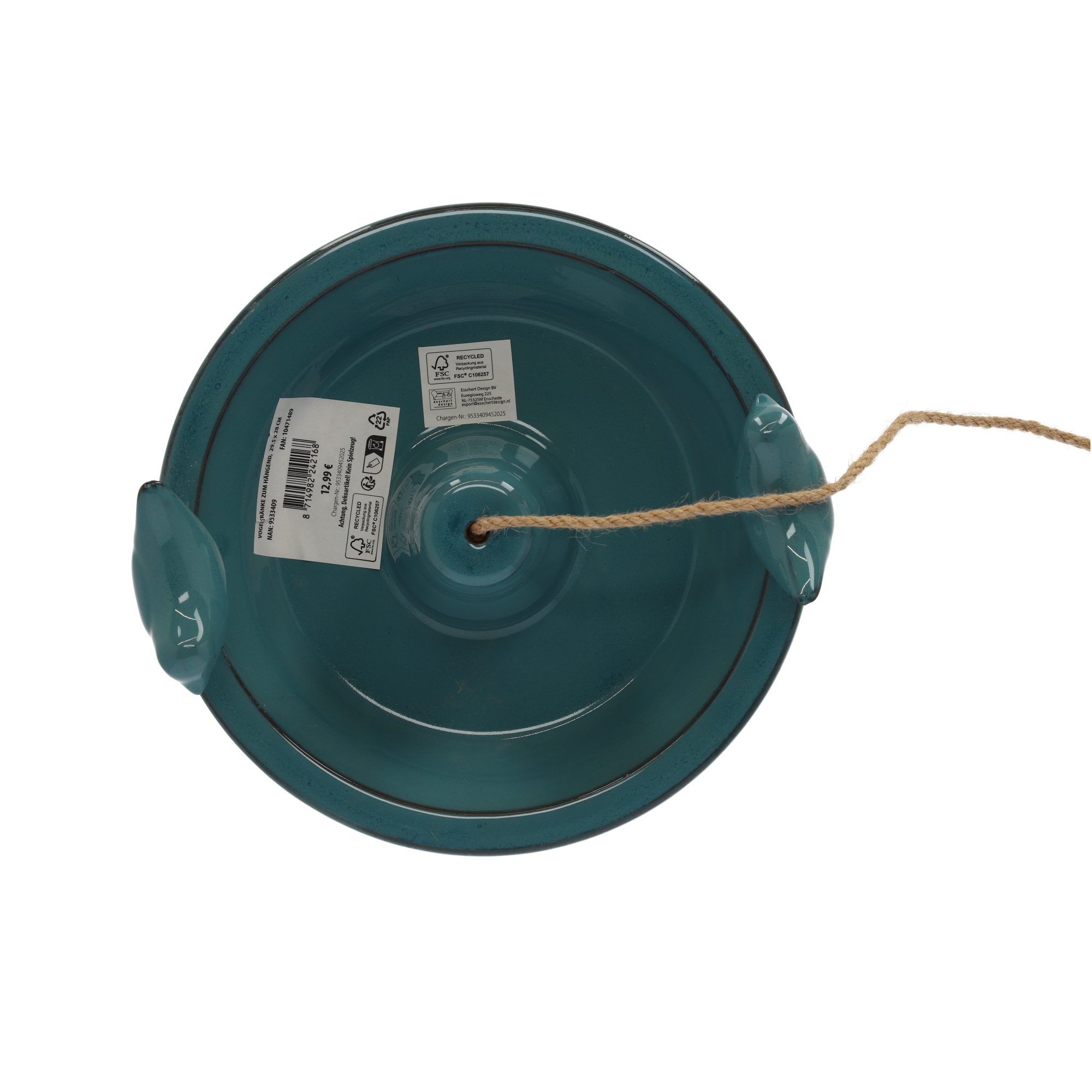 Vogeltränke zum Hängen 29 x 28 cm, sortiert