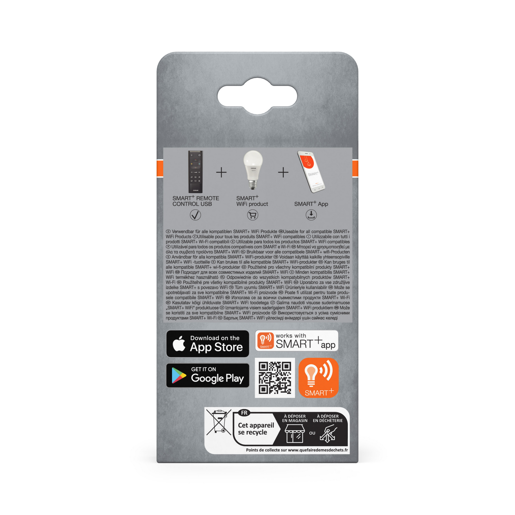 WiFi-Fernbedienung 'SMART' schwarz mit USB-C