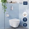 Wand-WC 'Euro Keramik' spülrandlos inklusive WC-Sitz weiß