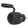 Outdoor-Steckdose 'Smart+ Matter Compact' schwarz
