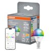 LED-Leuchtmittel 'SMART+ MATTER Classic shapes Multicolor' dimmbar Tropfen matt E14 4,9 W 470 lm RGB - tunable white
