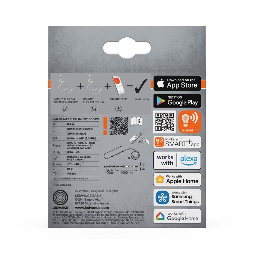 LED-Band 'Smart+Matter' mit Farbwechsel 1 m