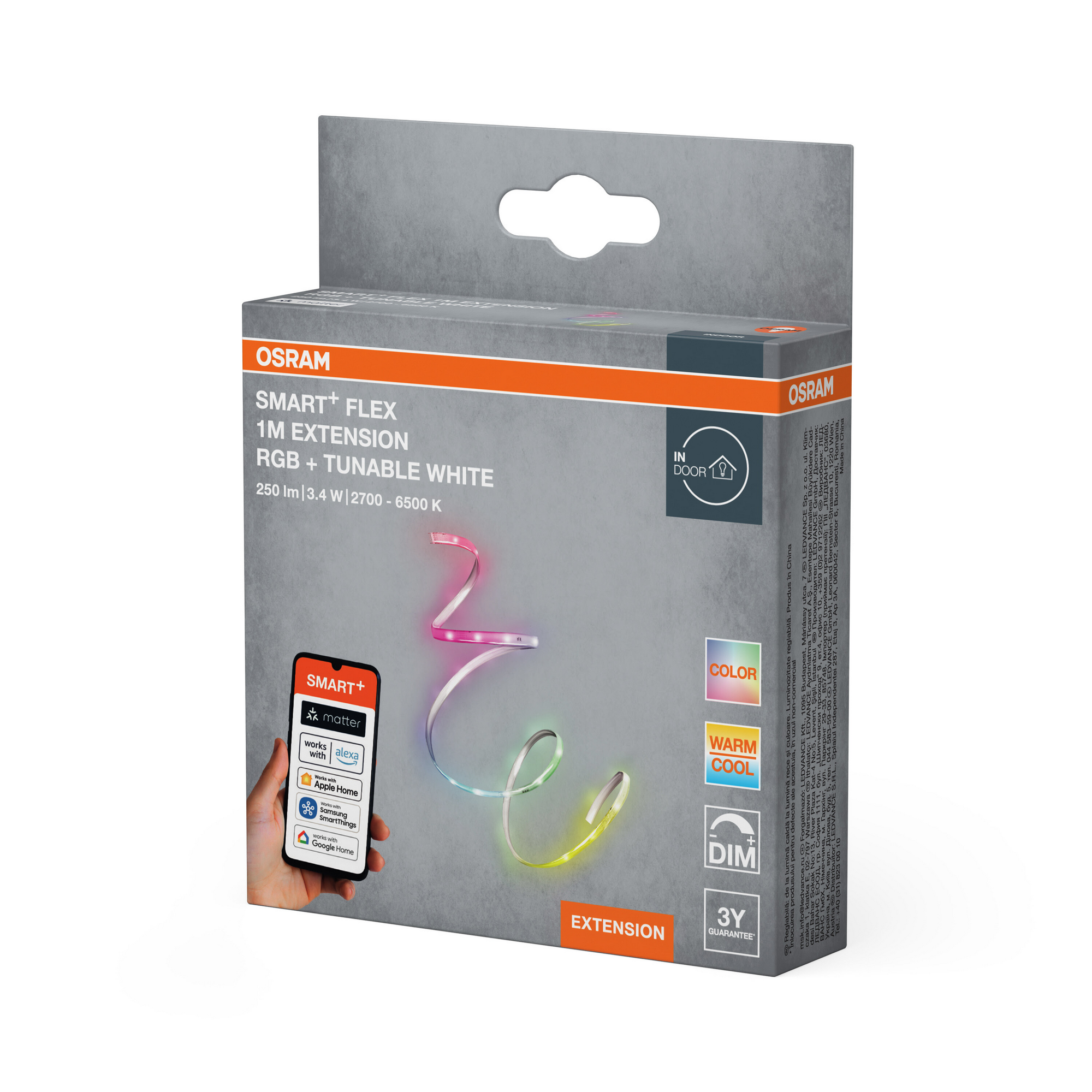 LED-Band 'Smart+Matter' mit Farbwechsel 1 m