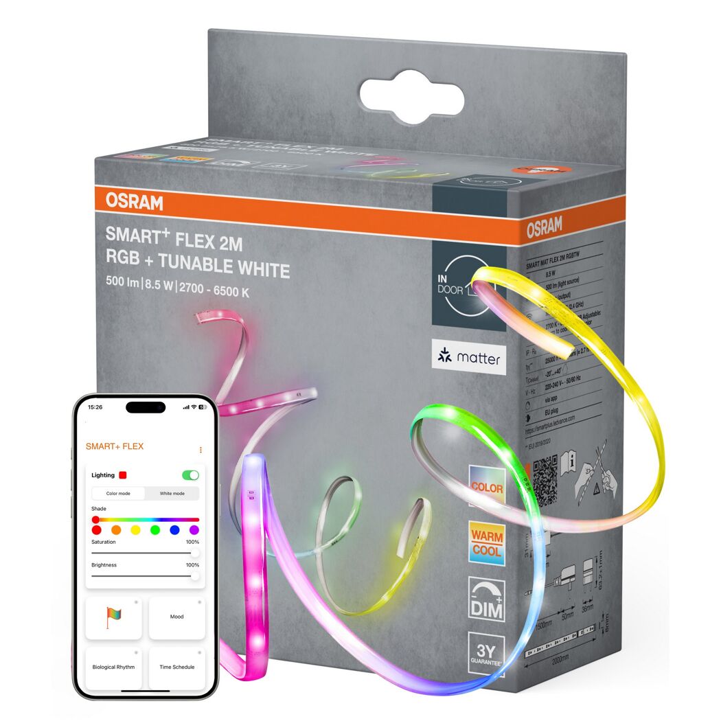 LED-Leuchtband 'Smart+ Matter Flex' dimmbar 8,5 W 500 lm 200 cm