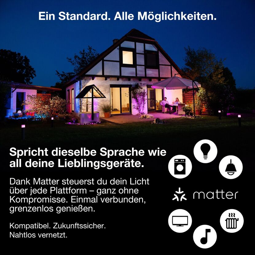 LED-Band 'Smart+Matter' mit Farbwechsel 2 m