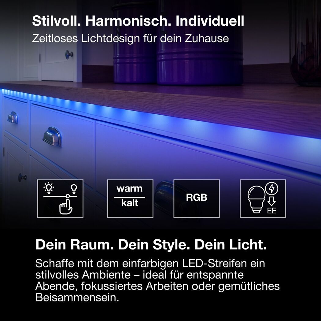 LED-Leuchtband 'Smart+ Matter Flex' dimmbar 8,5 W 500 lm 200 cm