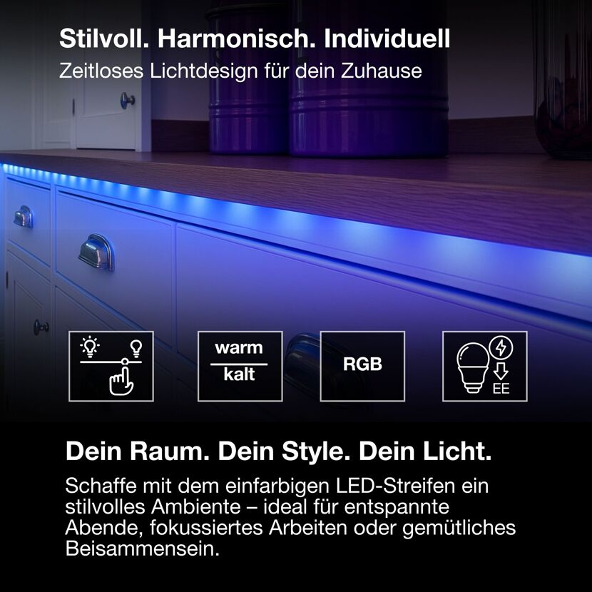 LED-Band 'Smart+Matter' mit Farbwechsel 2 m