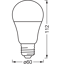 LED-Leuchtmittel 'Smart+ Matter' 9 W E27 Tunable White