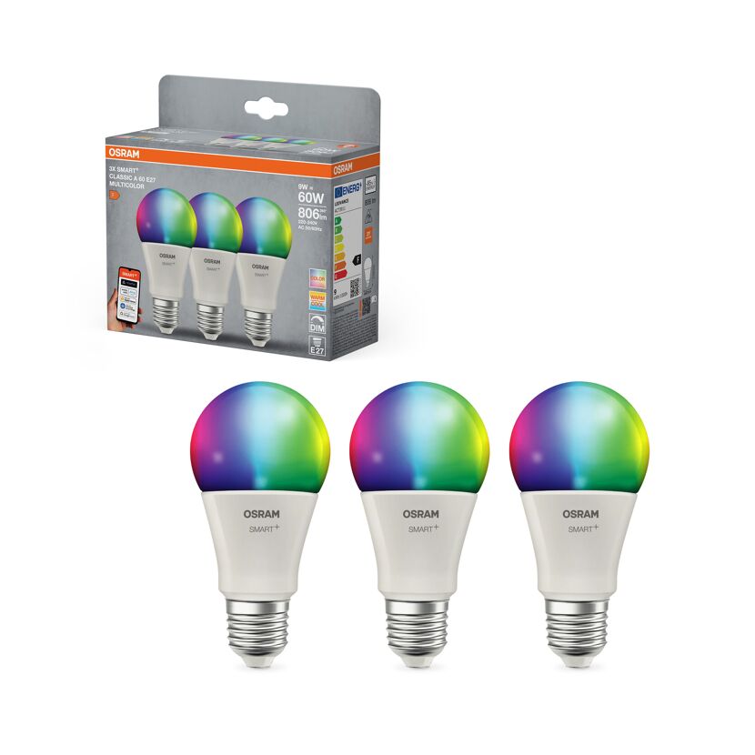 LED-Leuchtmittel 'Classic Shapes' 9 W 806 lm 3 Stück