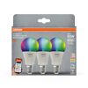 LED-Leuchtmittelset 'SMART+ MATTER Classic shapes Multicolor' dimmbar Standardform matt E27 9 W 806 lm RGB - tunable white 3 Stück