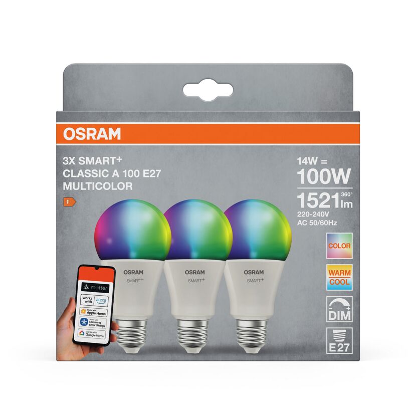 LED-Leuchtmittel 'Classic Shapes' 14 W 1521 lm 3 Stück