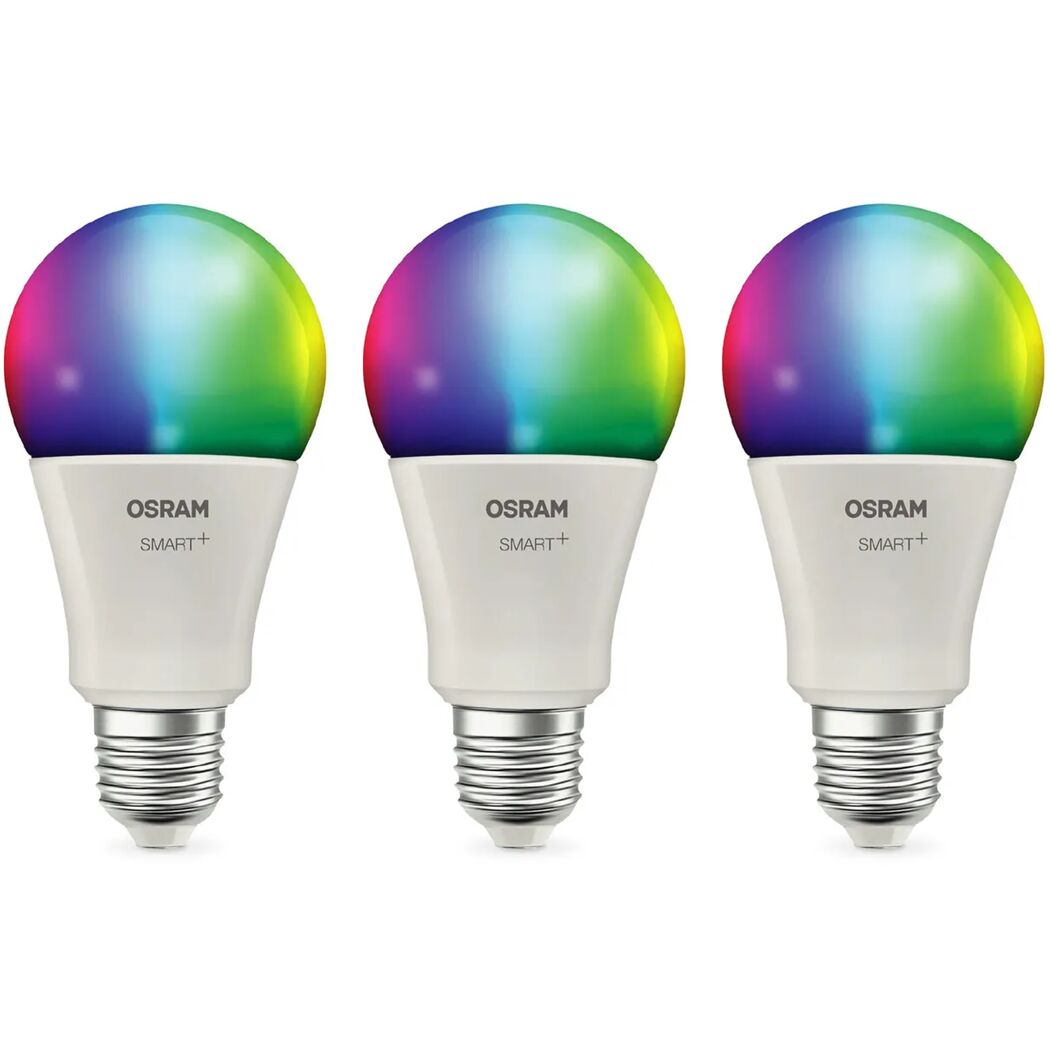 LED-Leuchtmittelset 'SMART+ MATTER Classic shapes Multicolor' dimmbar Standardform matt E27 14 W 1521 lm RGB - tunable white 3 Stück