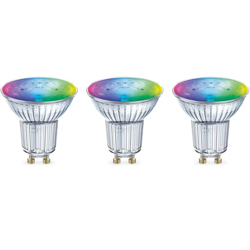 LED-RGB-Reflektorlampe 'Smart+' 5,5 cm 350 lm 5 W GU10  3 Stück