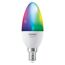 LED-Leuchtmittelset 'SMART+ MATTER Classic shapes Multicolor' dimmbar Kerze matt E14 4,9 W 470 lm RGB - tunable white 3 Stück